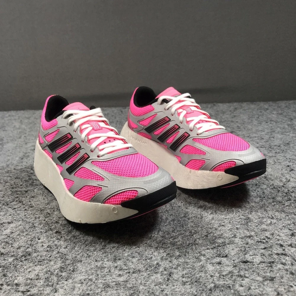 Adidas Adizero Aruku Shoes Womens 8.5 Lucid Pink Silver Running JP5568